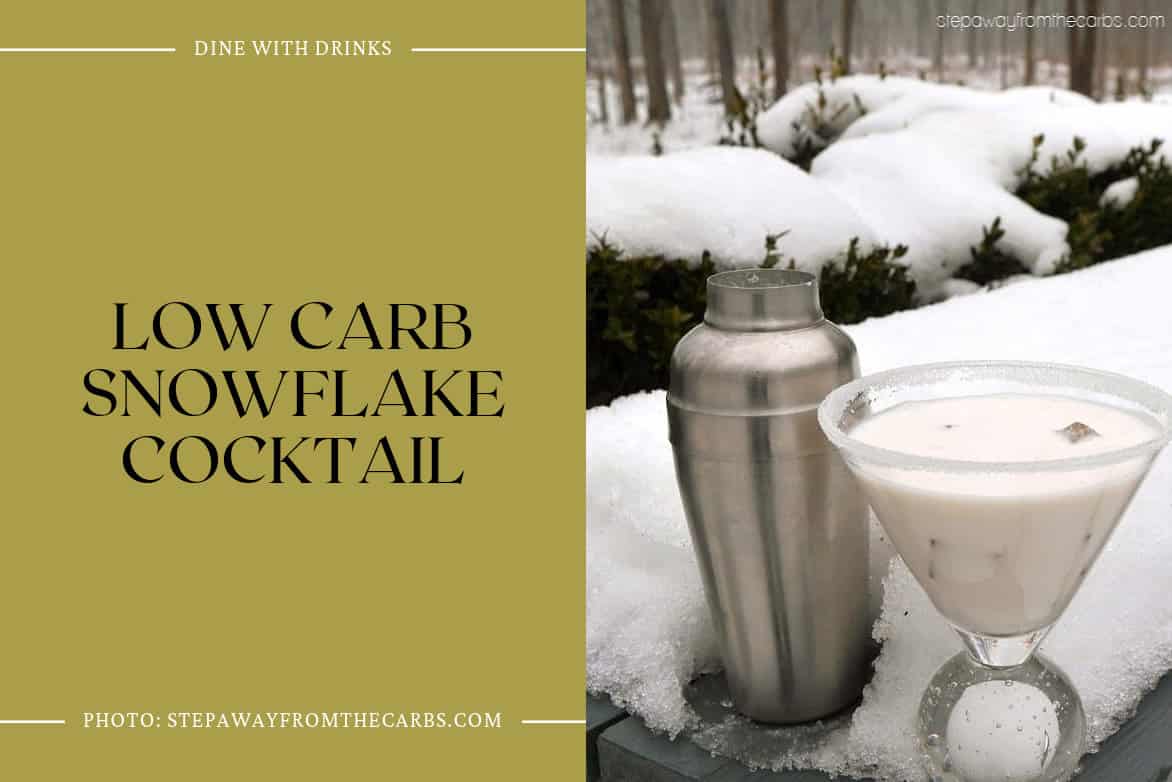 Low Carb Snowflake Cocktail