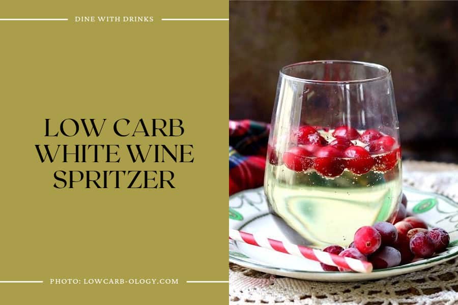 Low Carb White Wine Spritzer