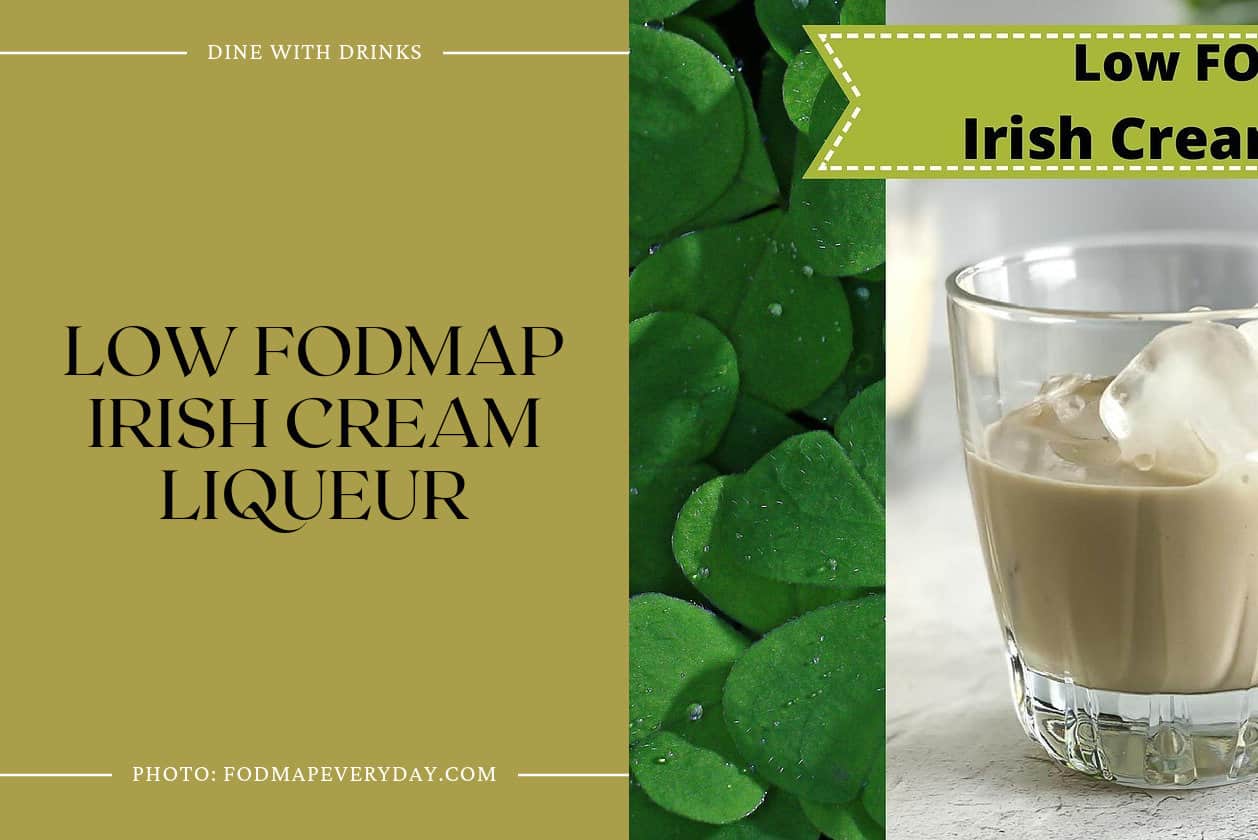 Low Fodmap Irish Cream Liqueur