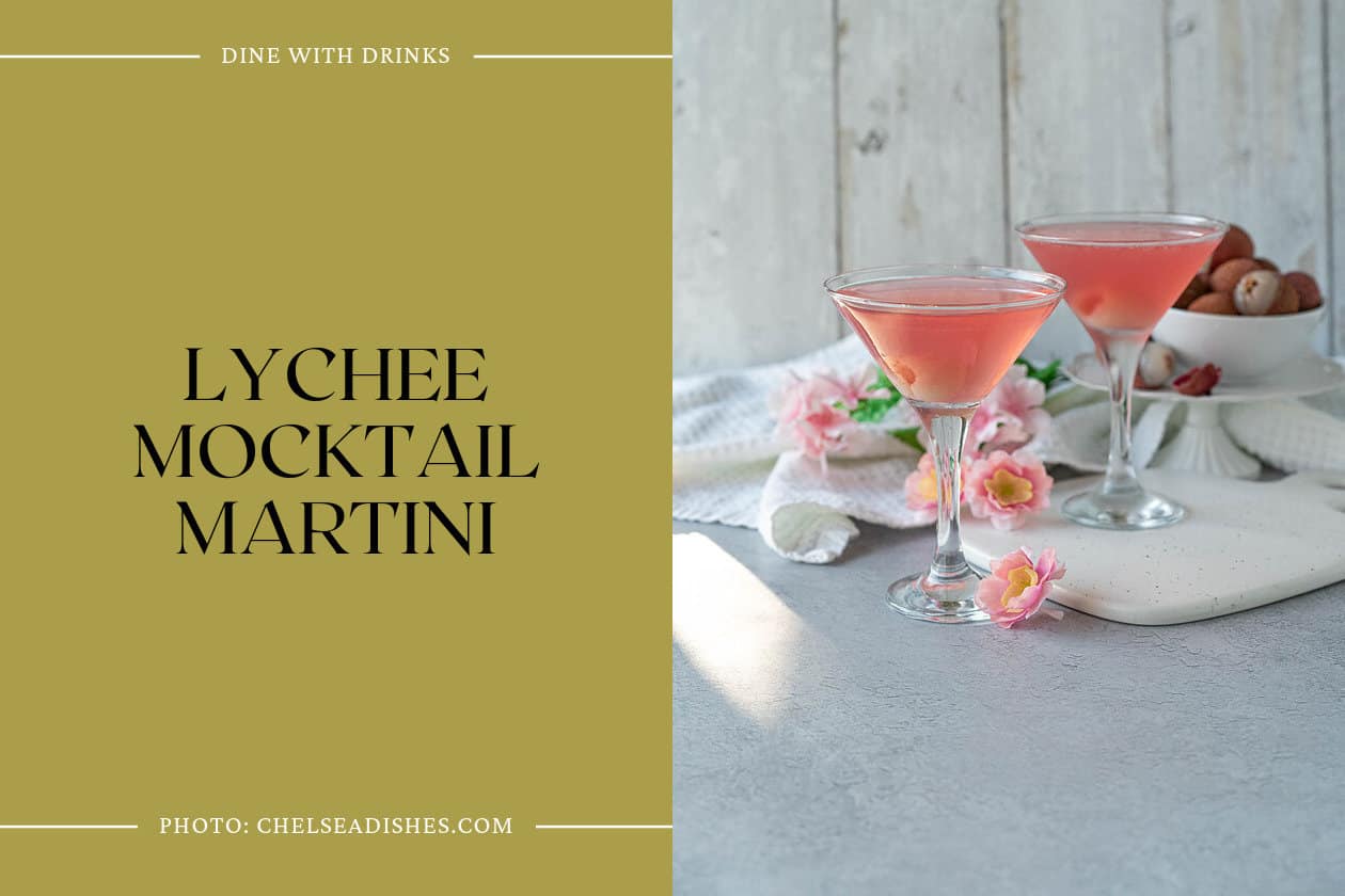 Lychee Mocktail Martini