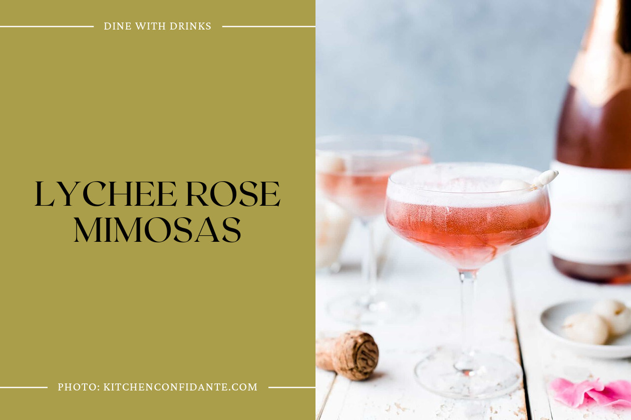 Lychee Rose Mimosas