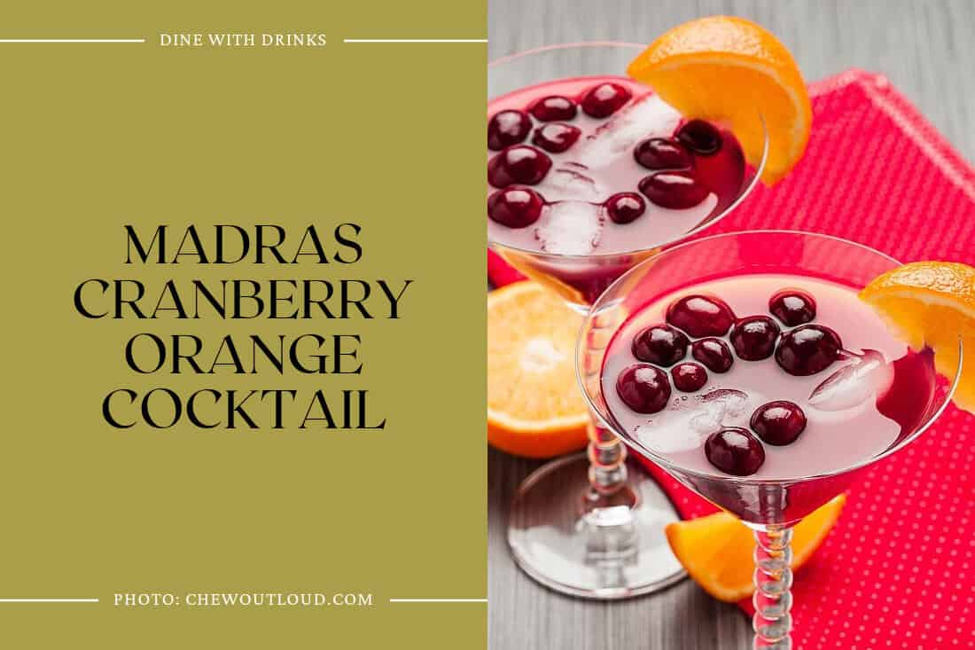 Madras Cranberry Orange Cocktail