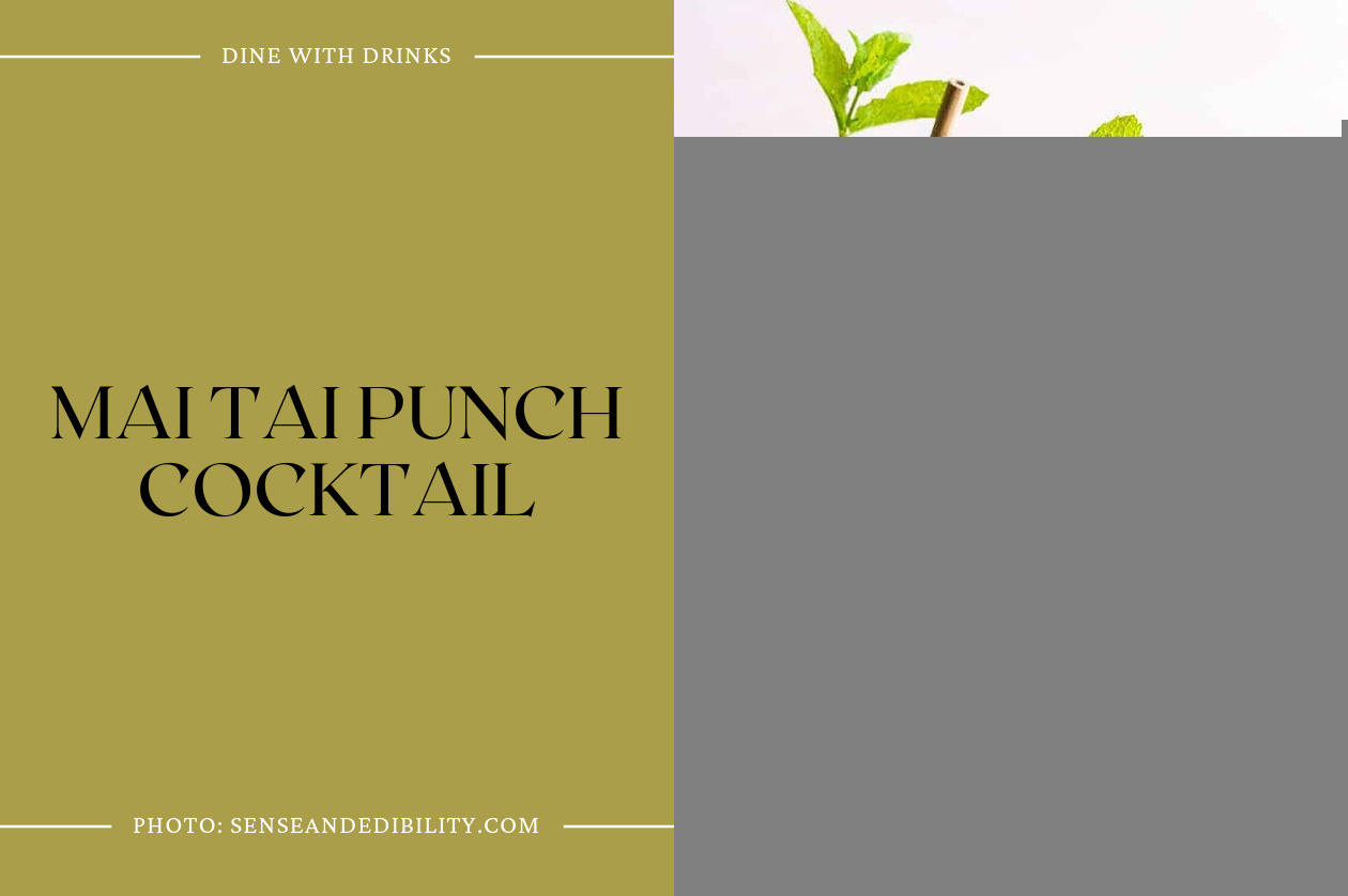 Mai Tai Punch Cocktail