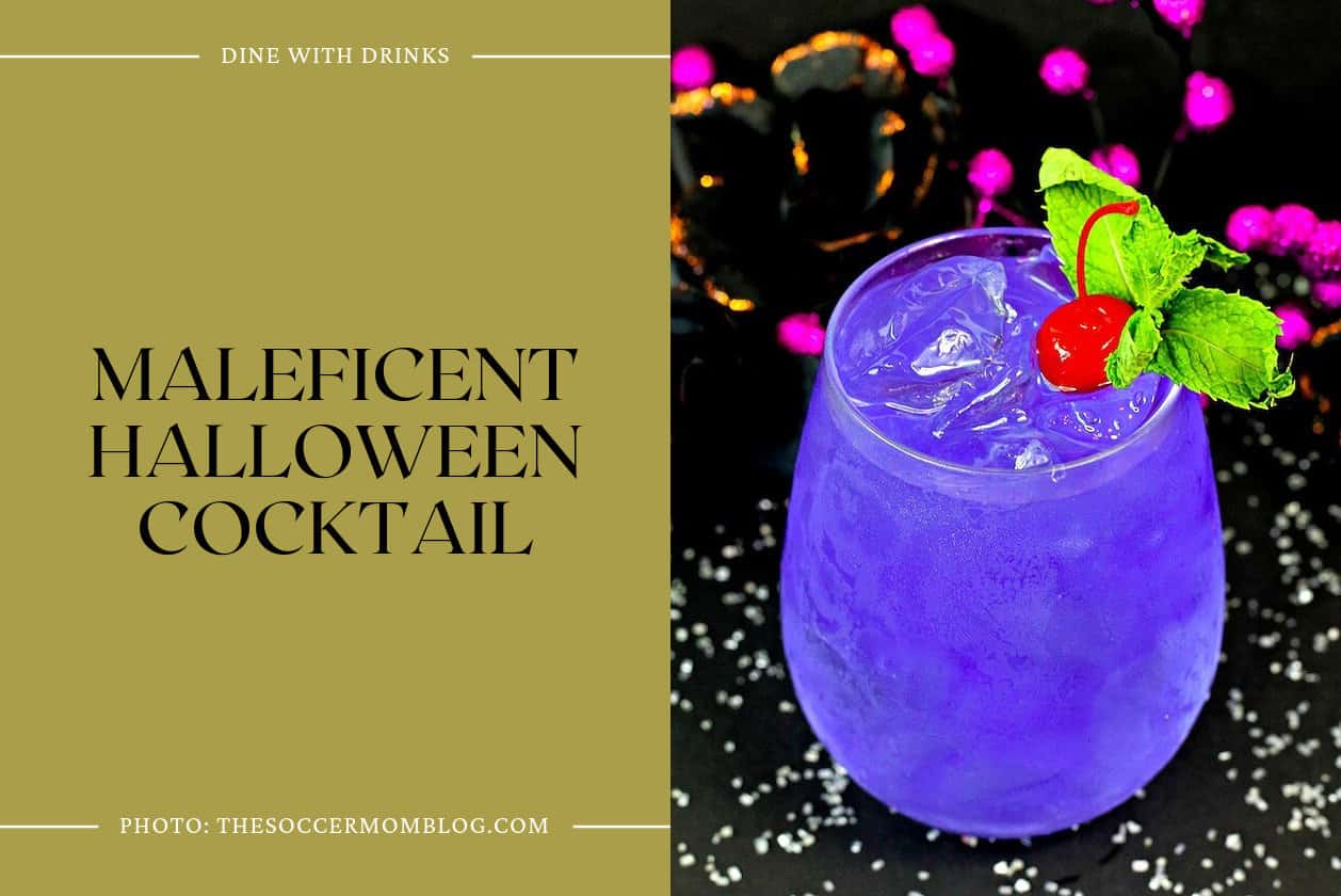 Maleficent Halloween Cocktail