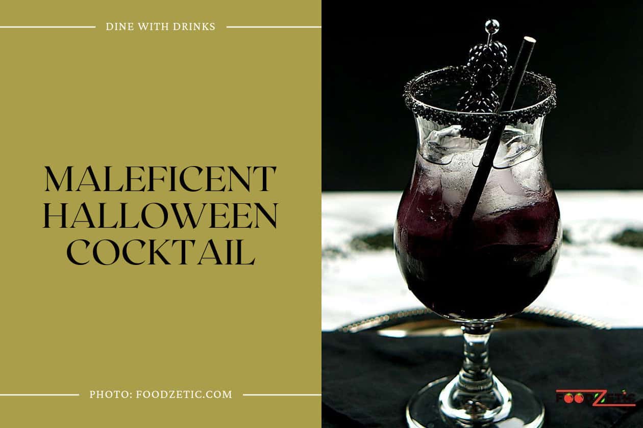 Maleficent Halloween Cocktail