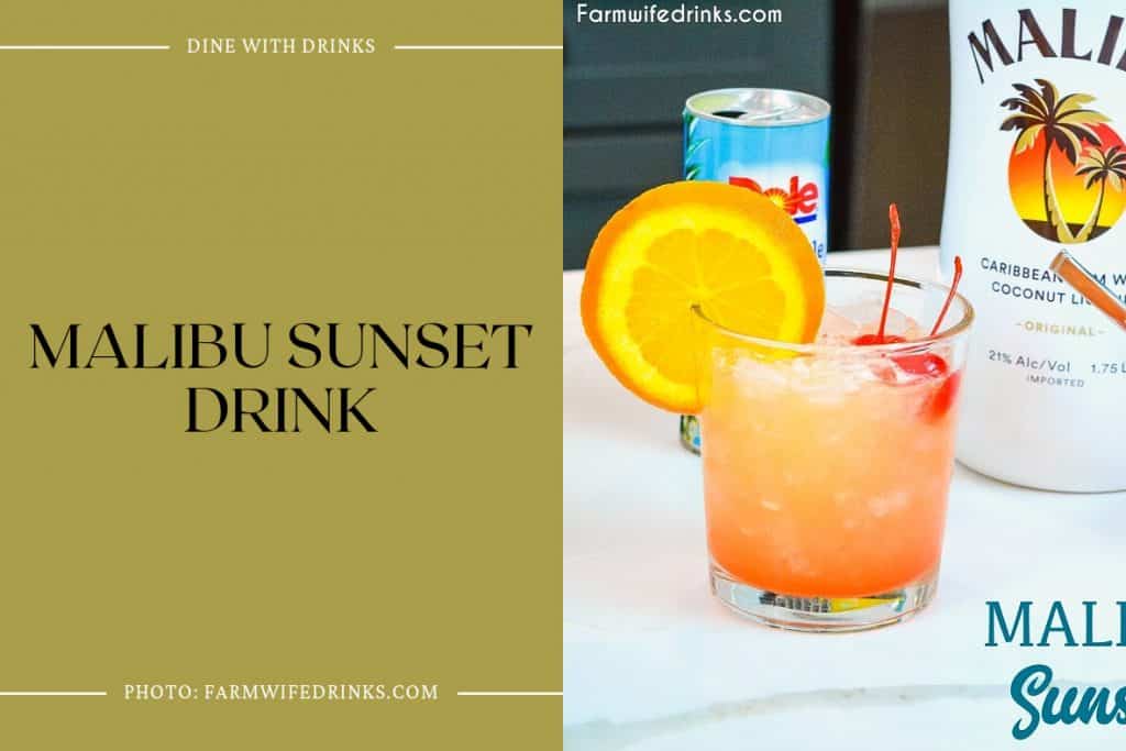 5 Malibu Sunset Cocktails That Will Take You To Paradise DineWithDrinks   Malibu Sunset Drink 2 1024x683 