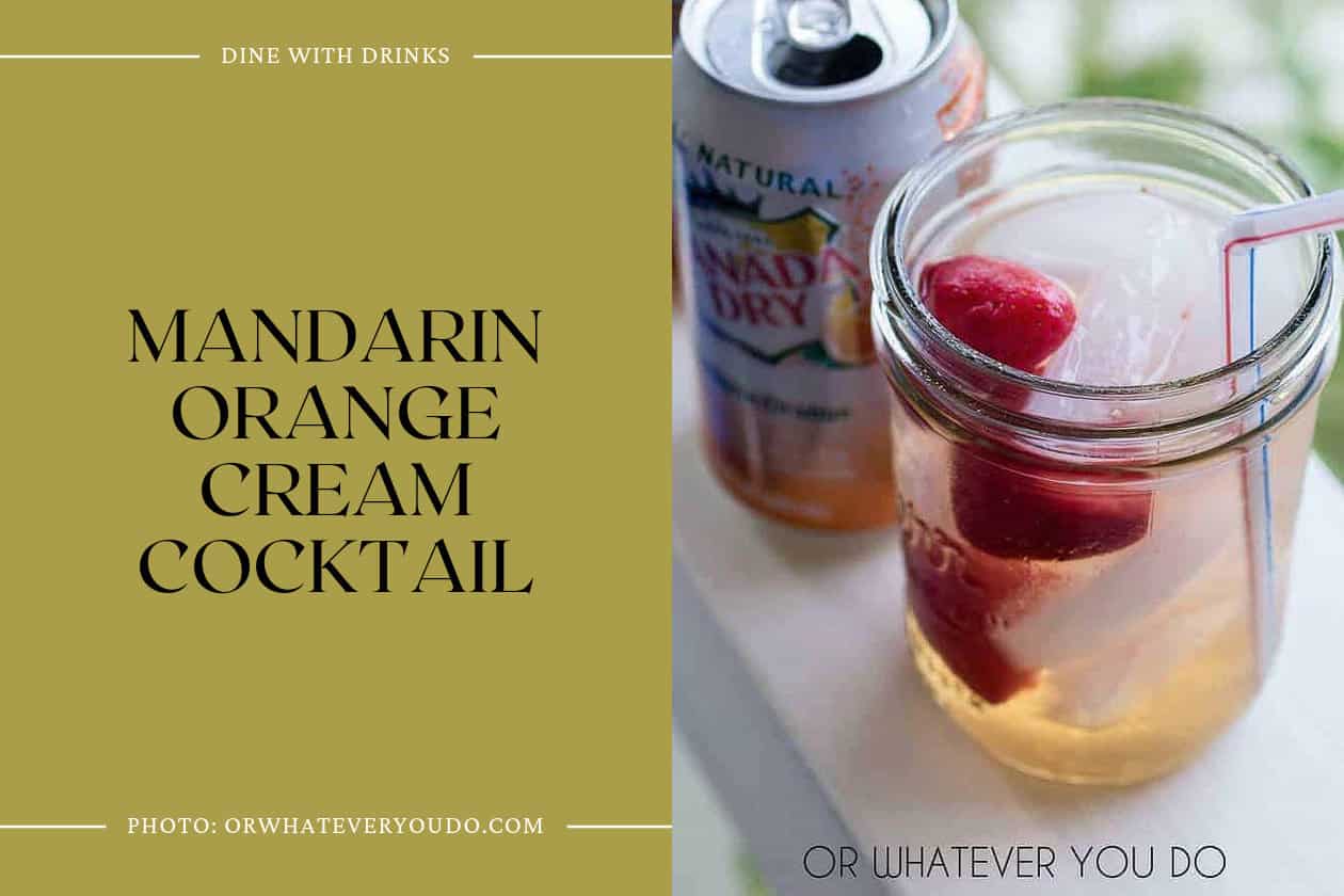 Mandarin Orange Cream Cocktail