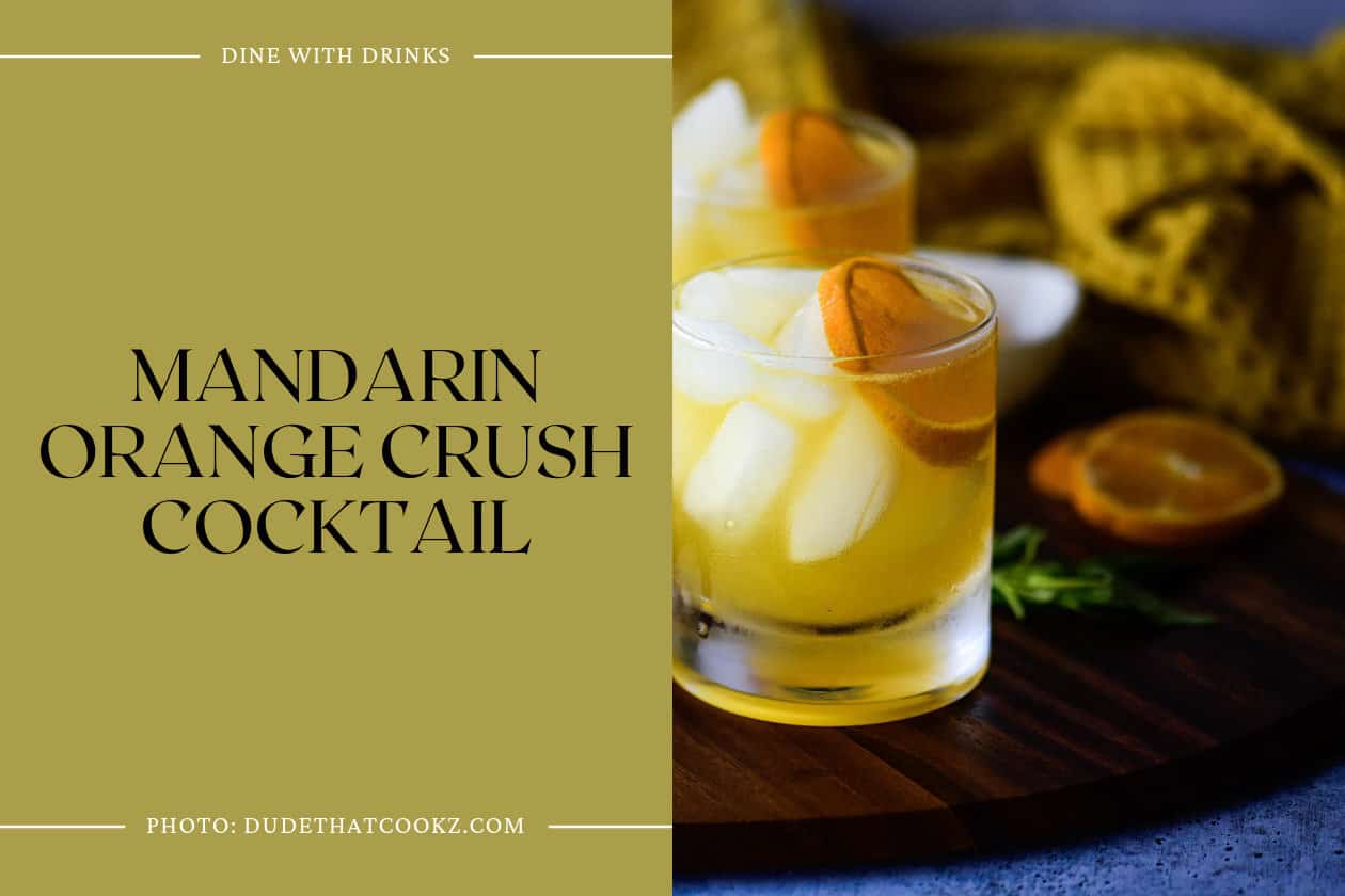 Mandarin Orange Crush Cocktail