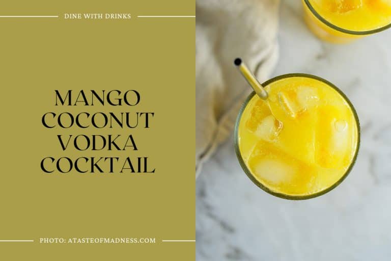 12 Mango Vodka Cocktails that Will Shake Up Your Summer DineWithDrinks