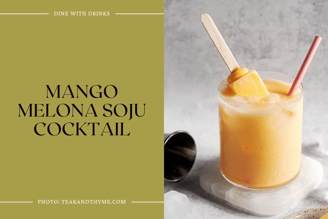 Mango Melona Soju Cocktail