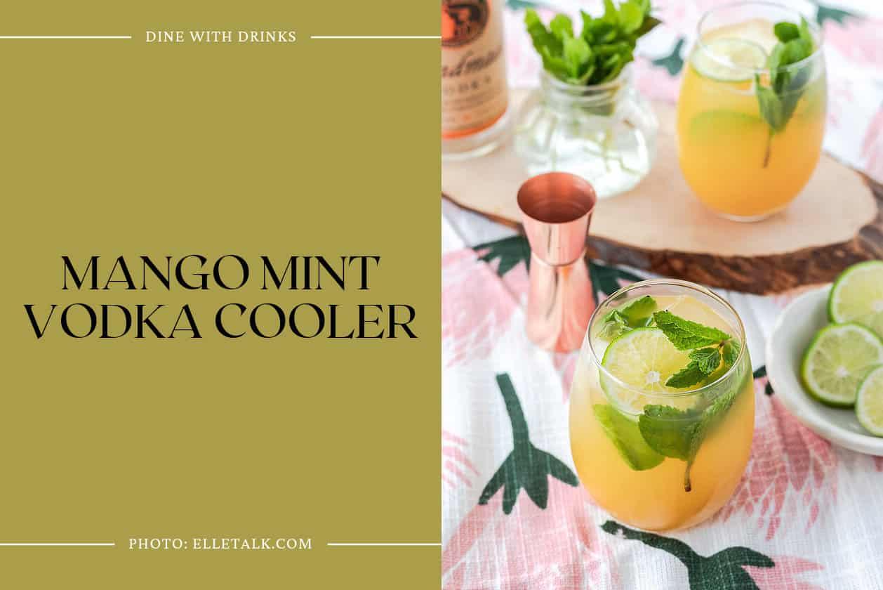Mango Mint Vodka Cooler