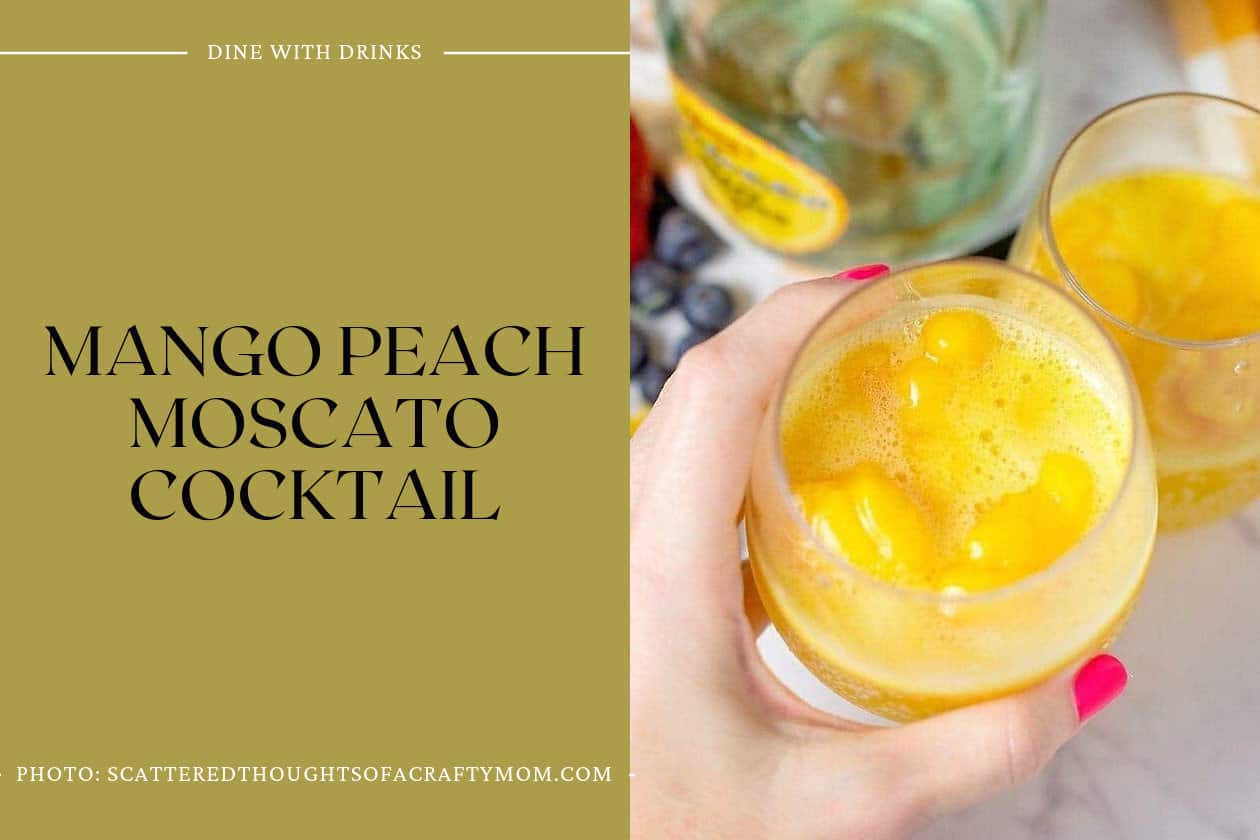 Mango Peach Moscato Cocktail