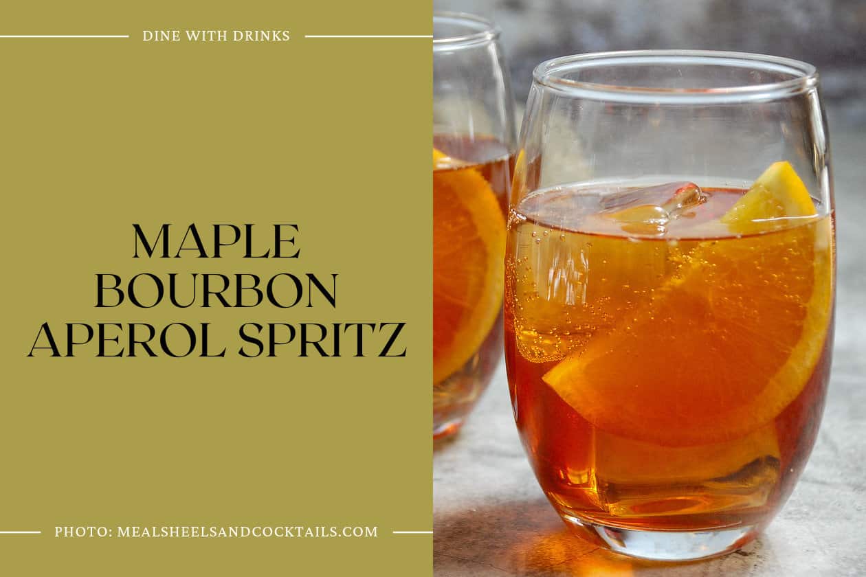 Maple Bourbon Aperol Spritz