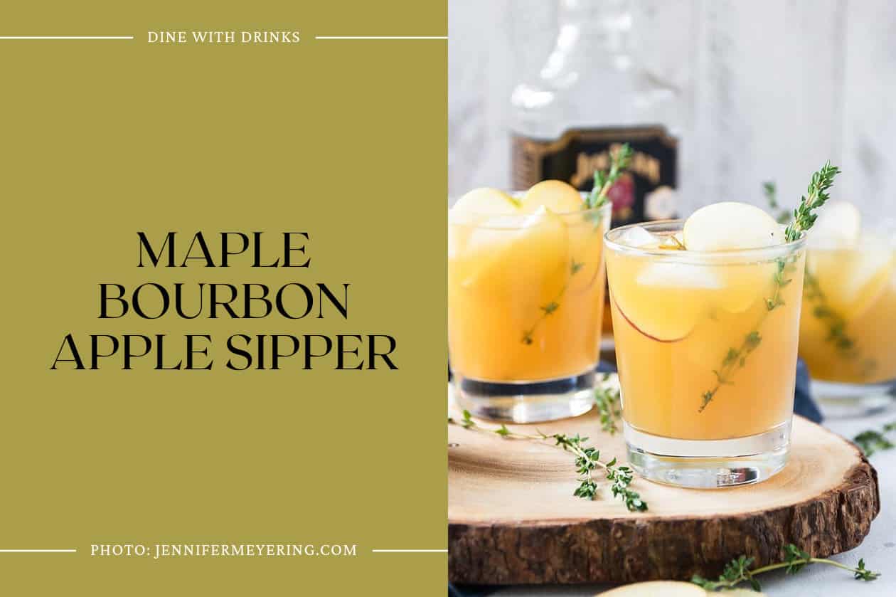 Maple Bourbon Apple Sipper