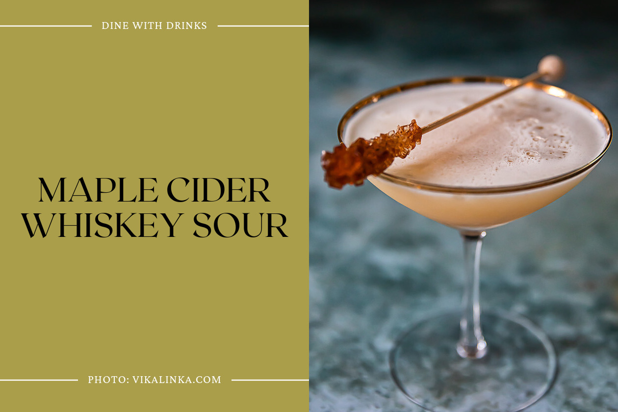 Maple Cider Whiskey Sour