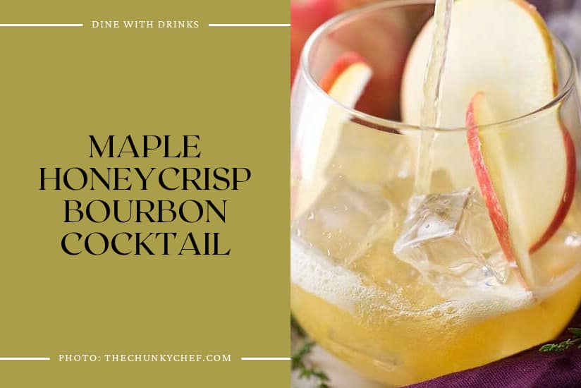 Maple Honeycrisp Bourbon Cocktail