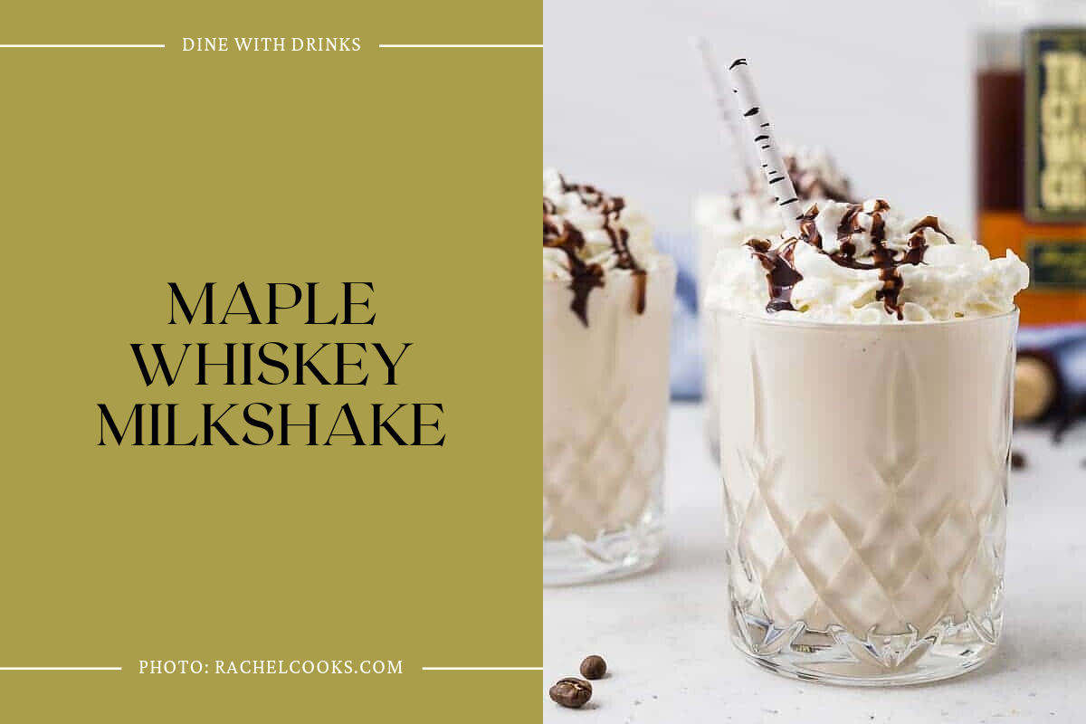 Maple Whiskey Milkshake