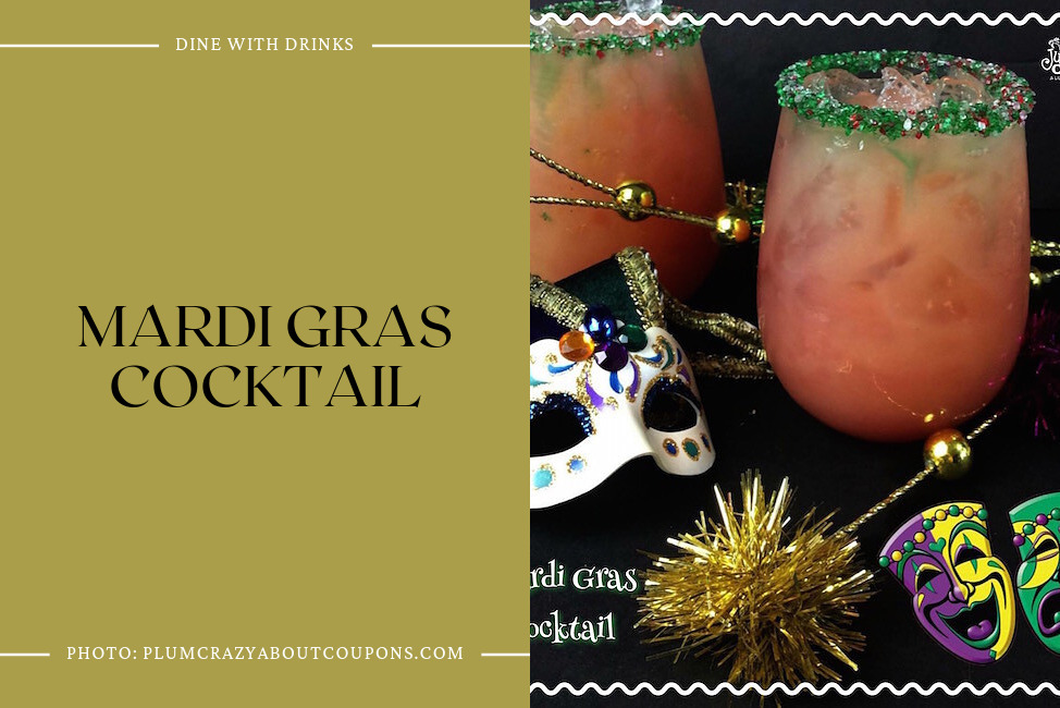 Mardi Gras Cocktail