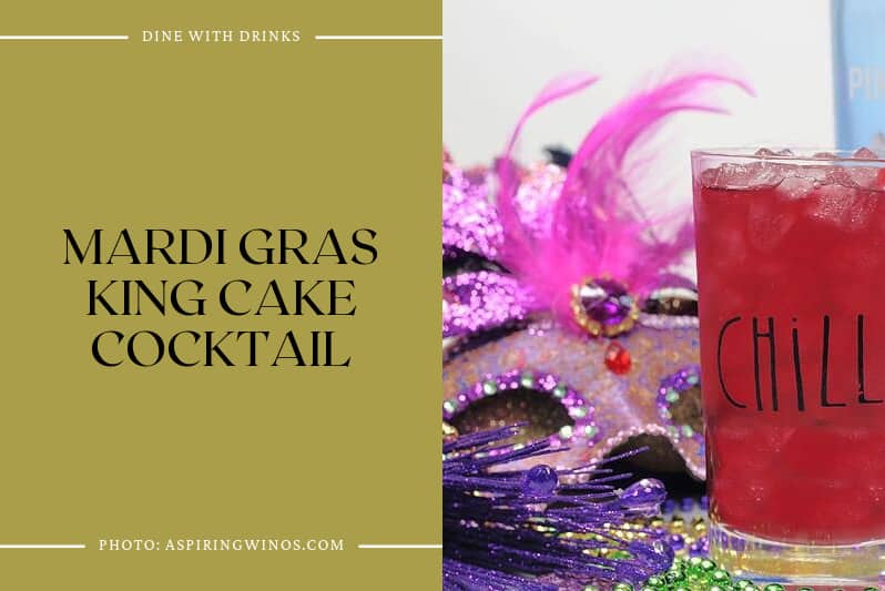 Mardi Gras King Cake Cocktail