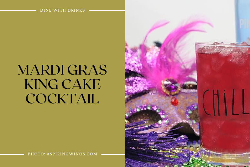 Mardi Gras King Cake Cocktail