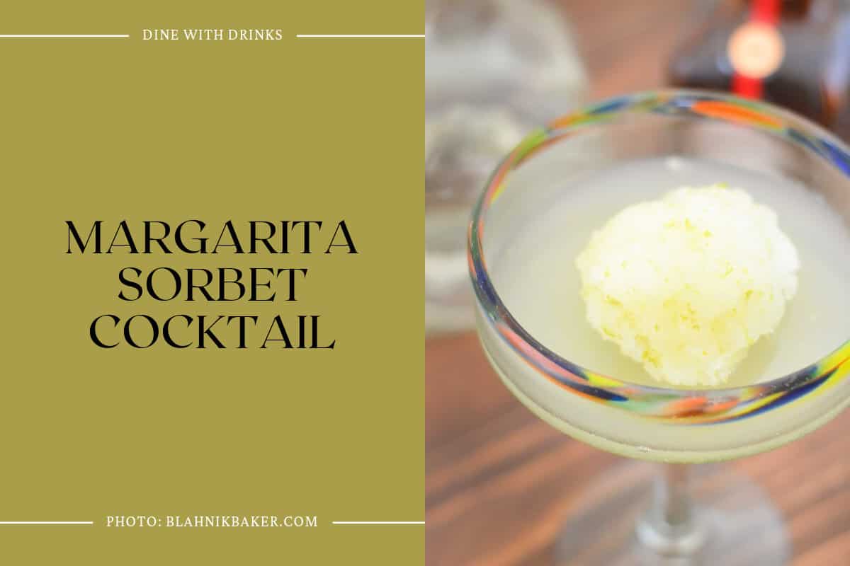 Margarita Sorbet Cocktail