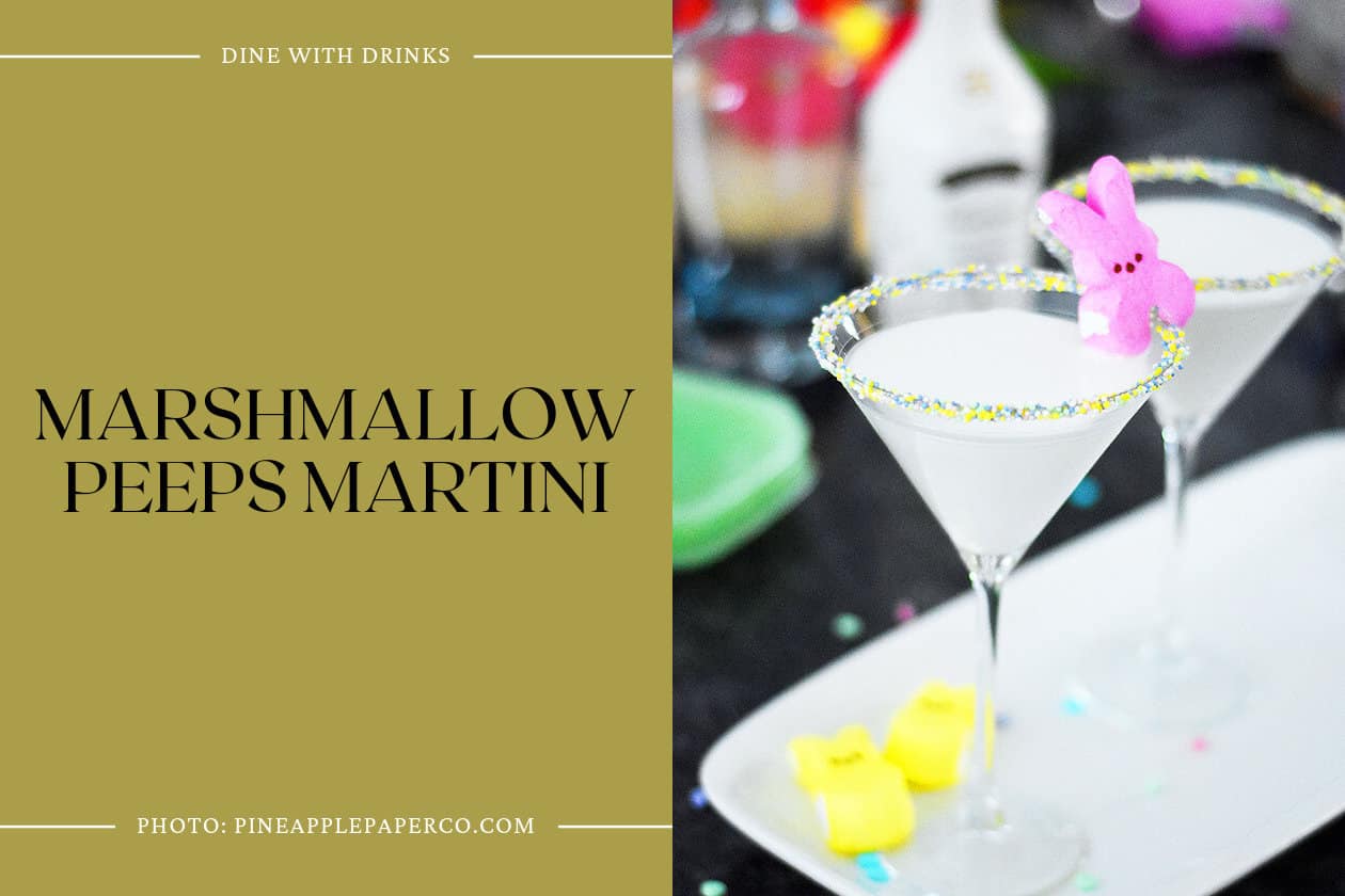 Marshmallow Peeps Martini