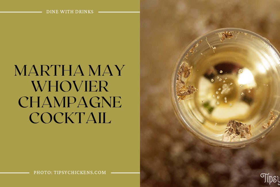 Martha May Whovier Champagne Cocktail