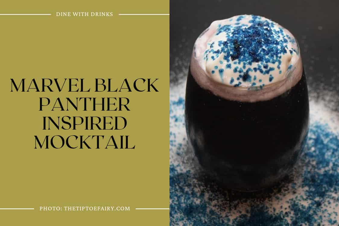Marvel Black Panther Inspired Mocktail