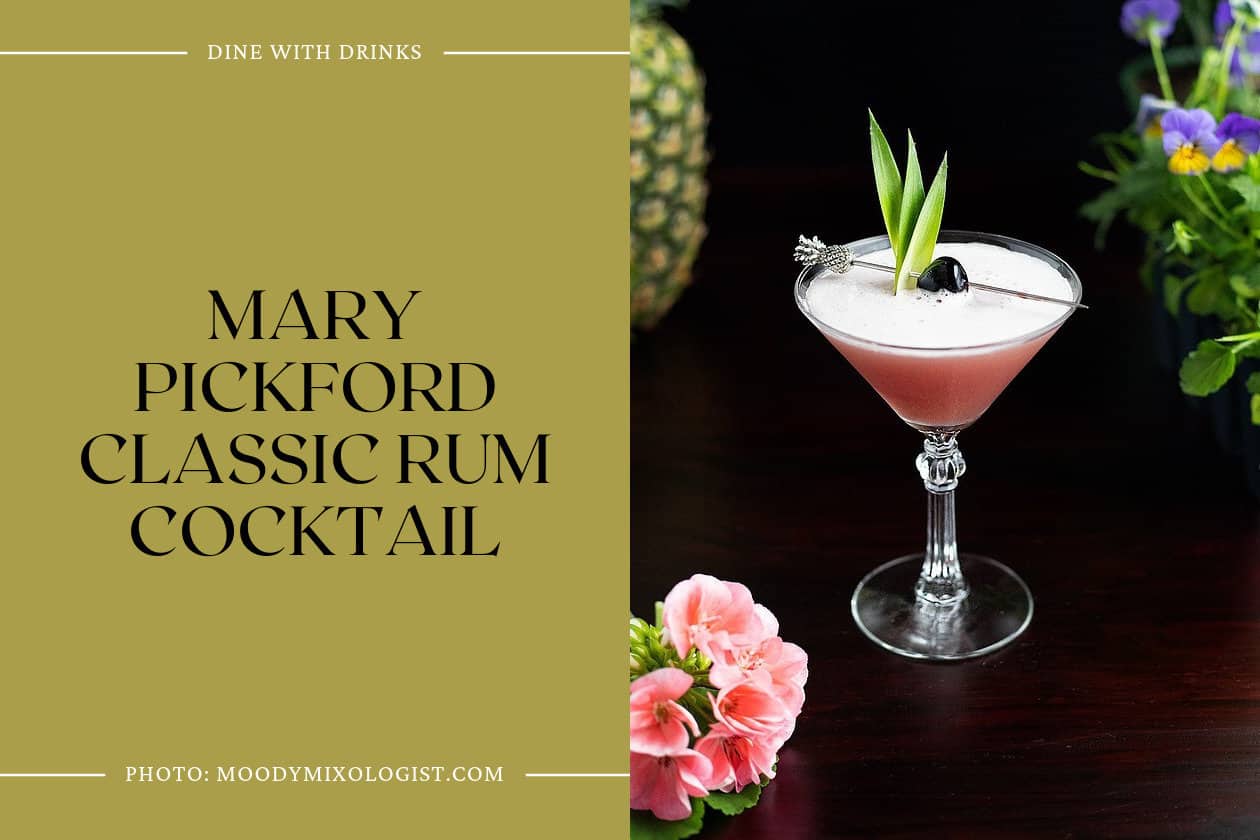 Mary Pickford Classic Rum Cocktail