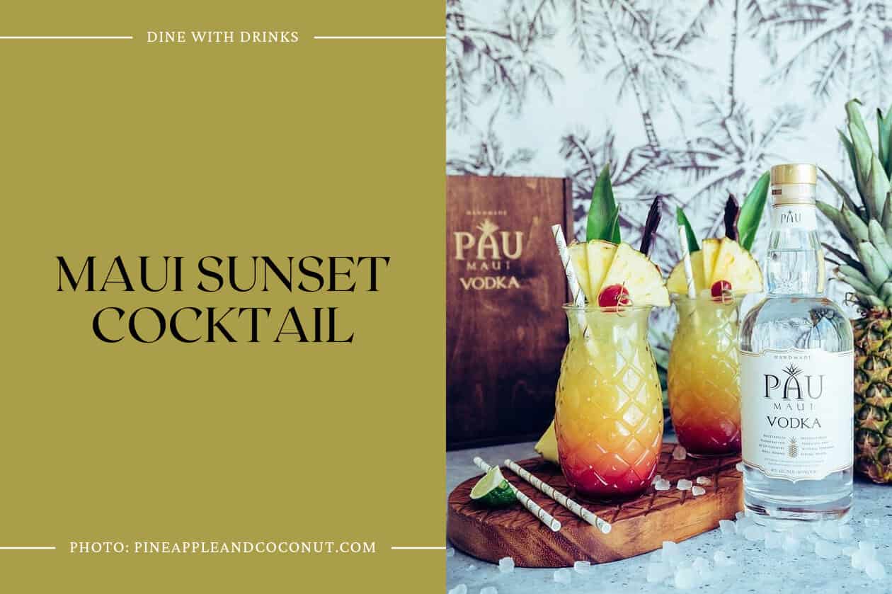Maui Sunset Cocktail