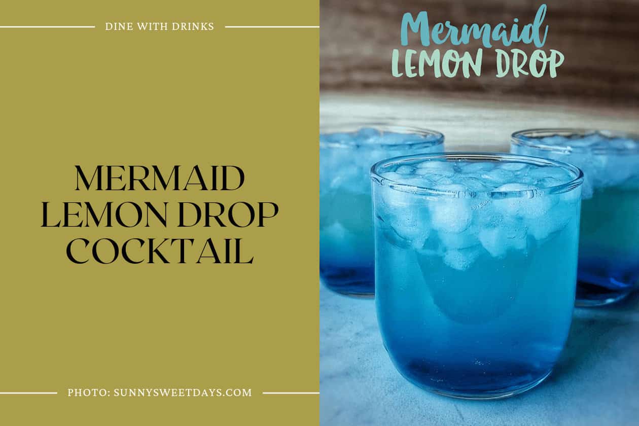 Mermaid Lemon Drop Cocktail