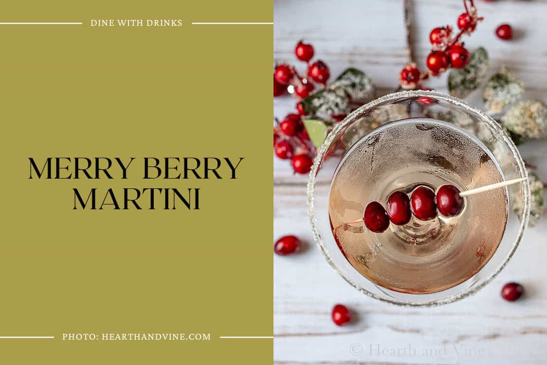 Merry Berry Martini