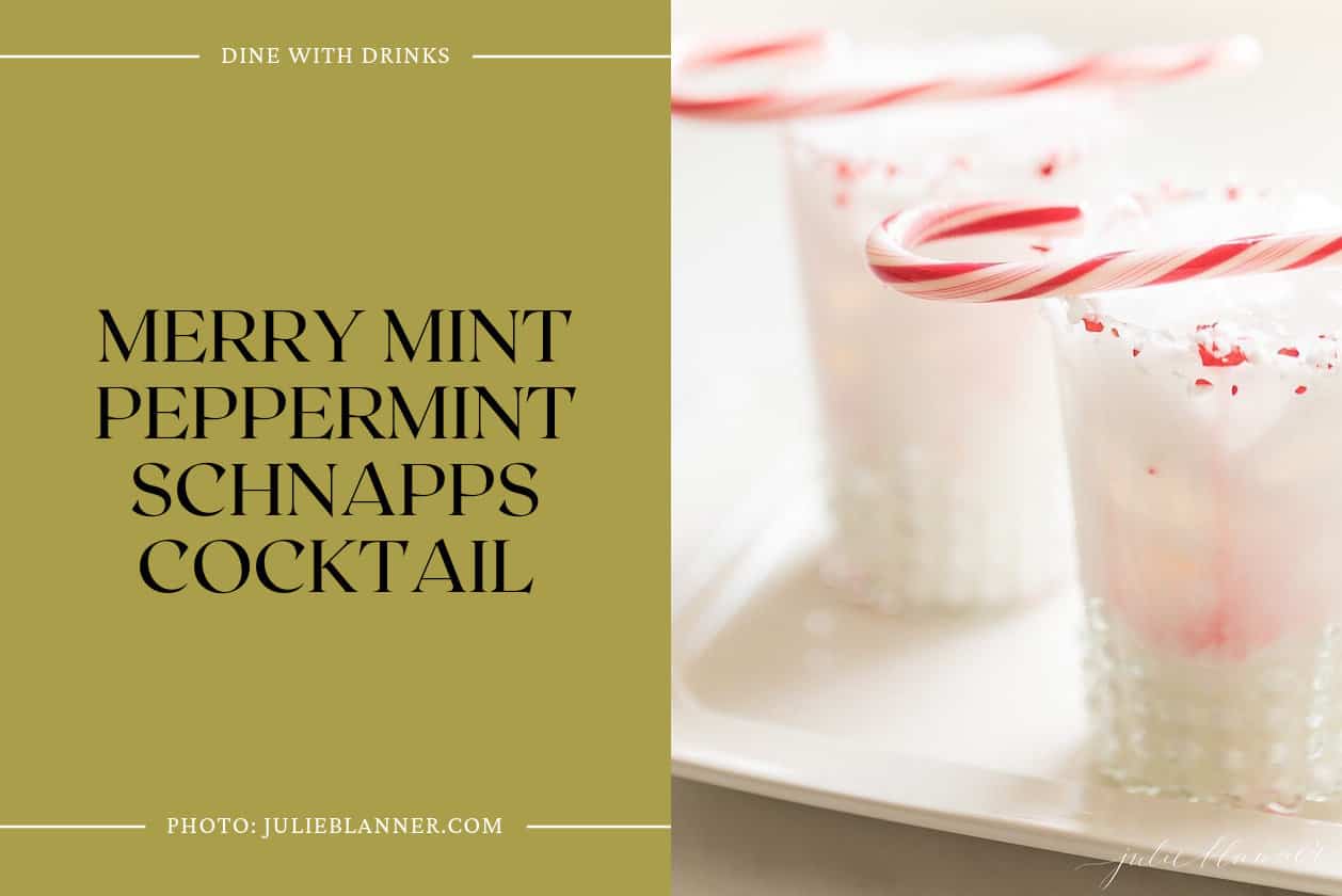 Merry Mint Peppermint Schnapps Cocktail