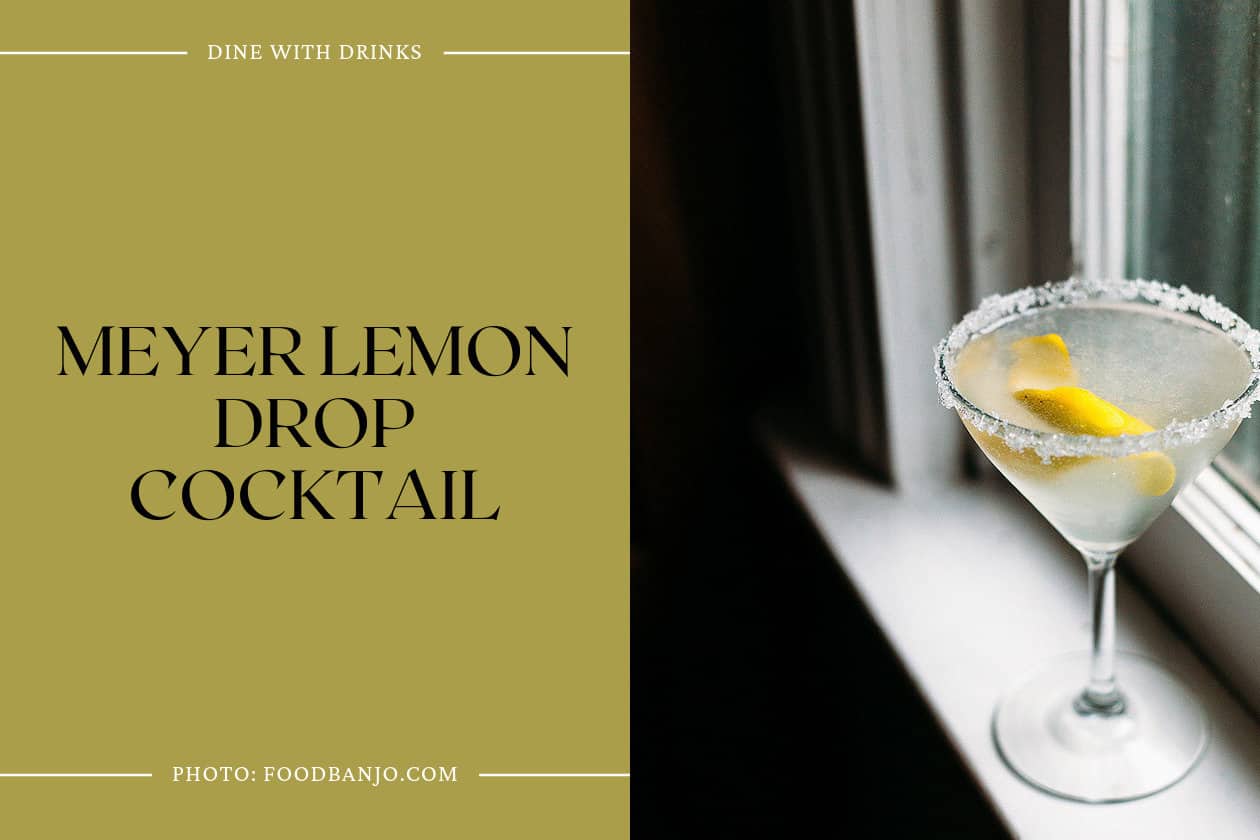Meyer Lemon Drop Cocktail