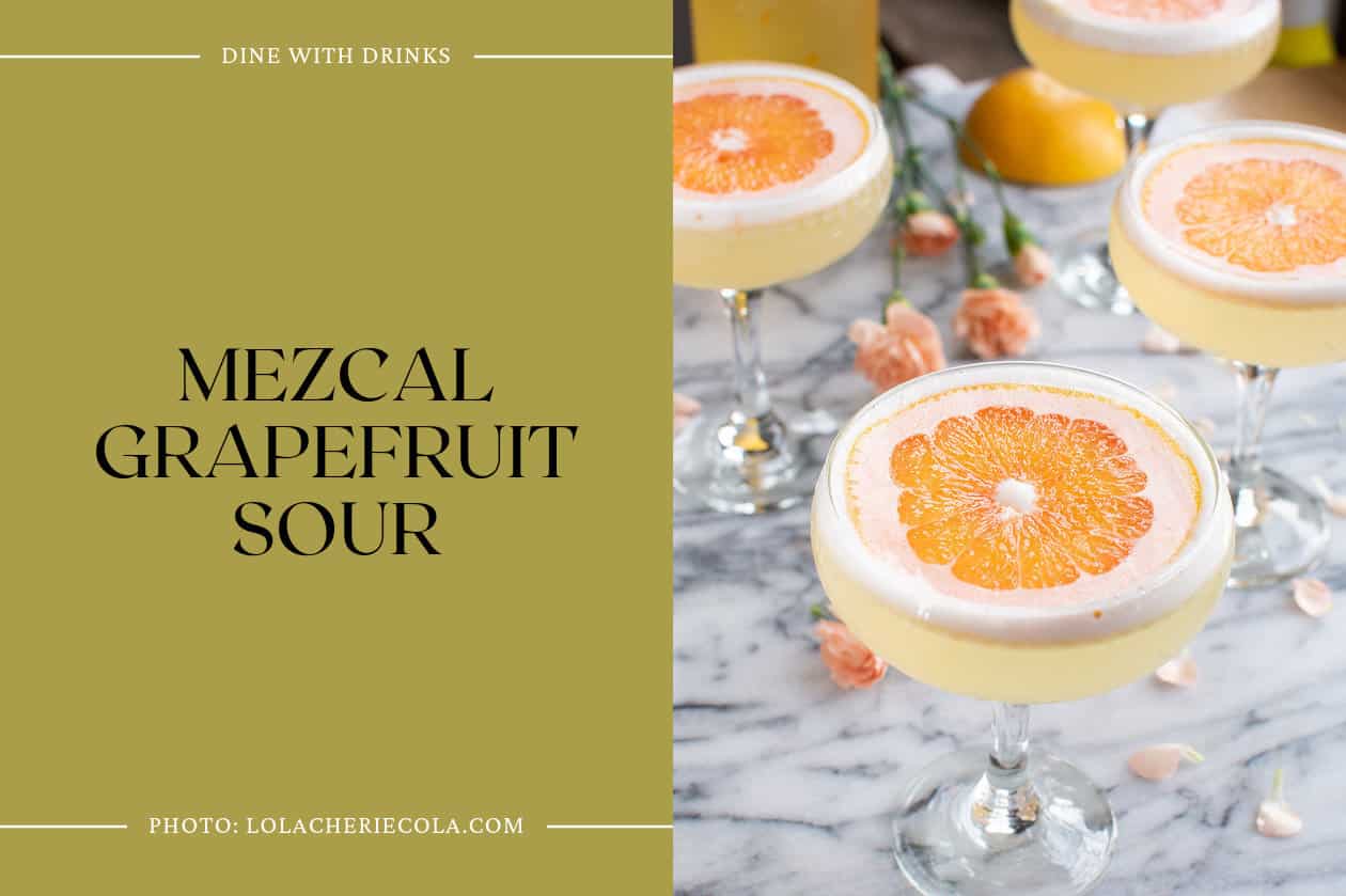 Mezcal Grapefruit Sour