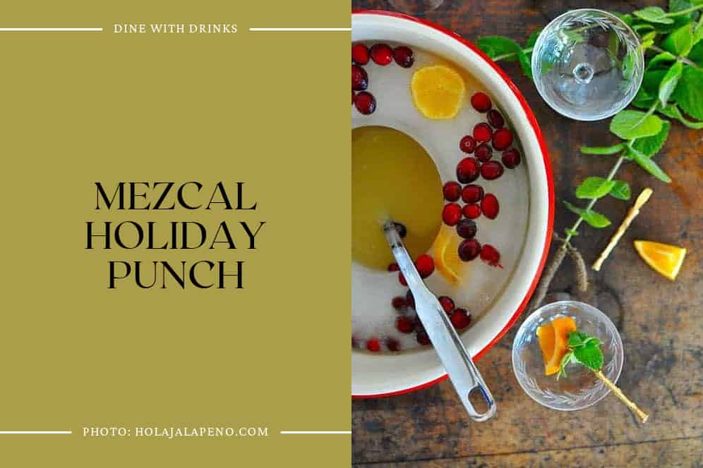 Mezcal Holiday Punch