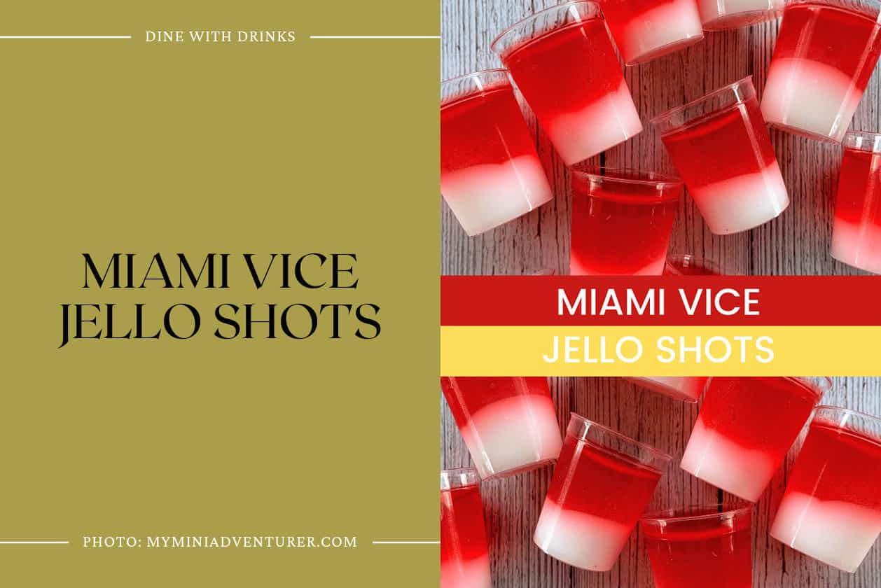 Miami Vice Jello Shots