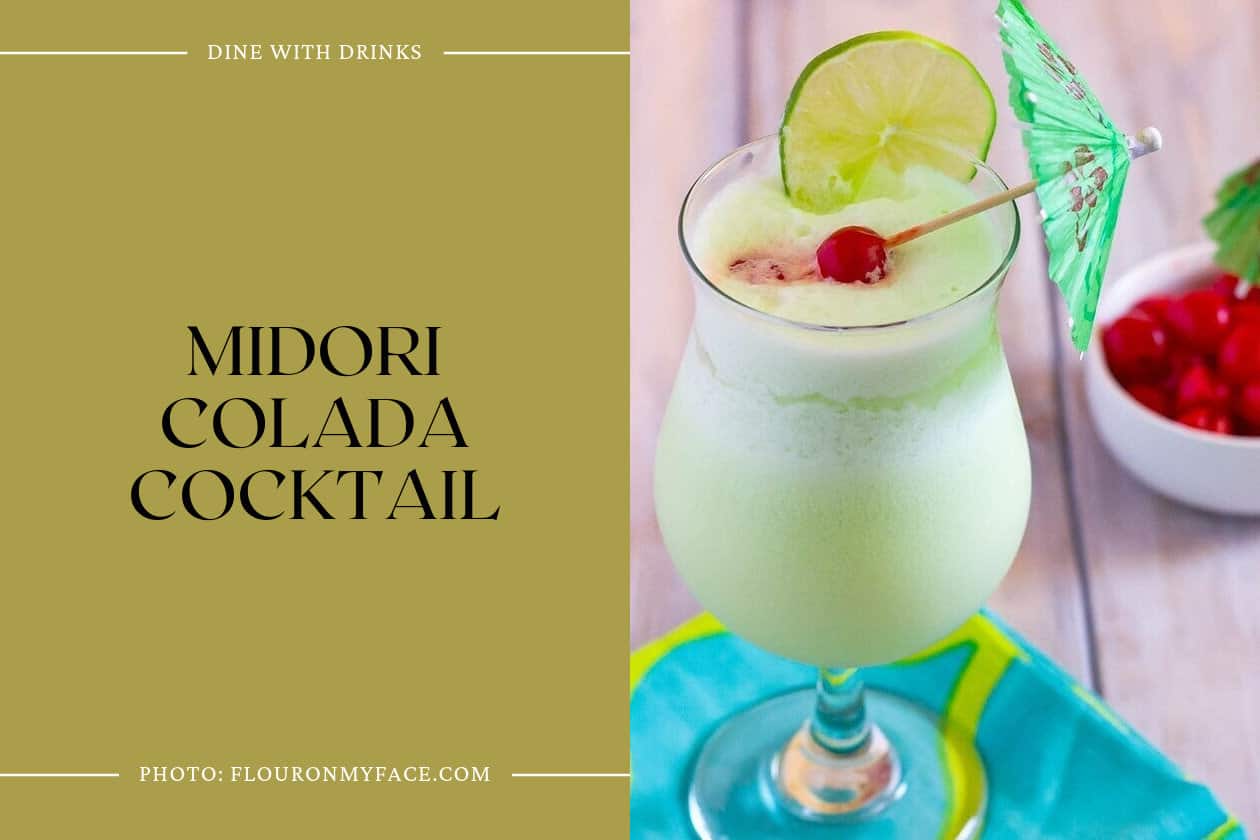 Midori Colada Cocktail