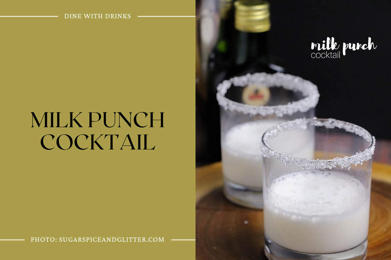 Milk Punch Cocktail