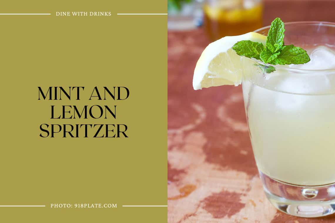 Mint And Lemon Spritzer