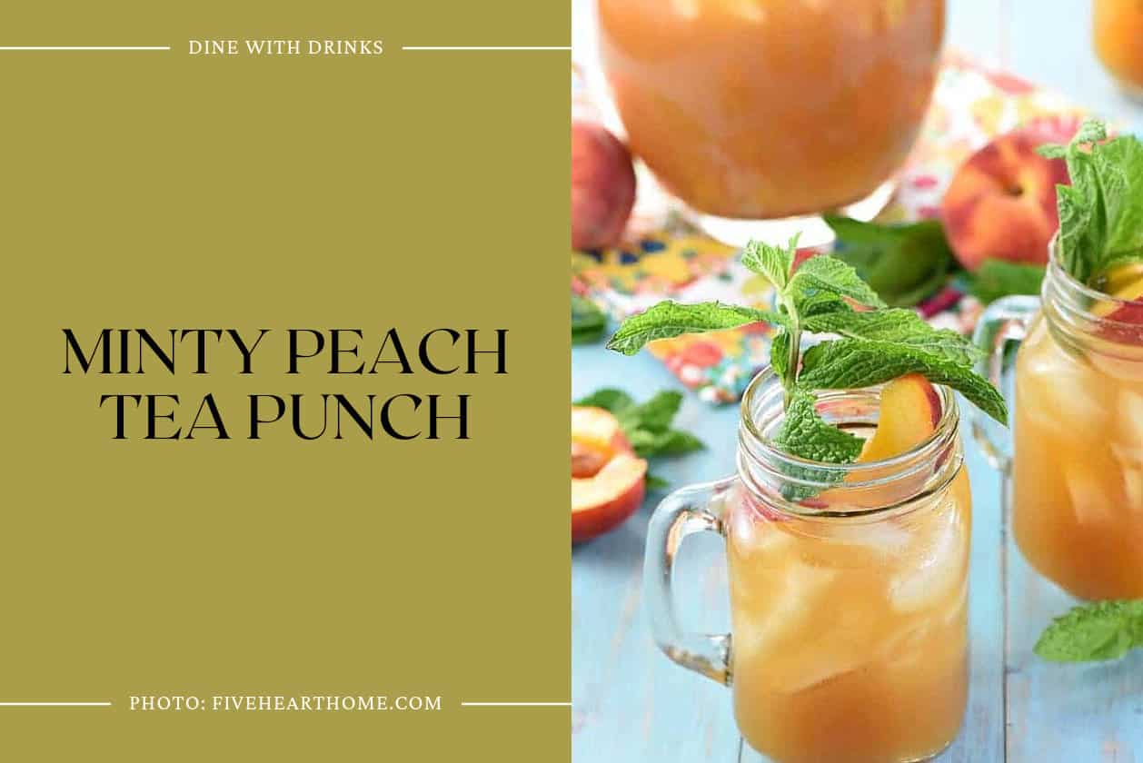 Minty Peach Tea Punch