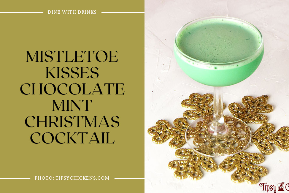 Mistletoe Kisses Chocolate Mint Christmas Cocktail