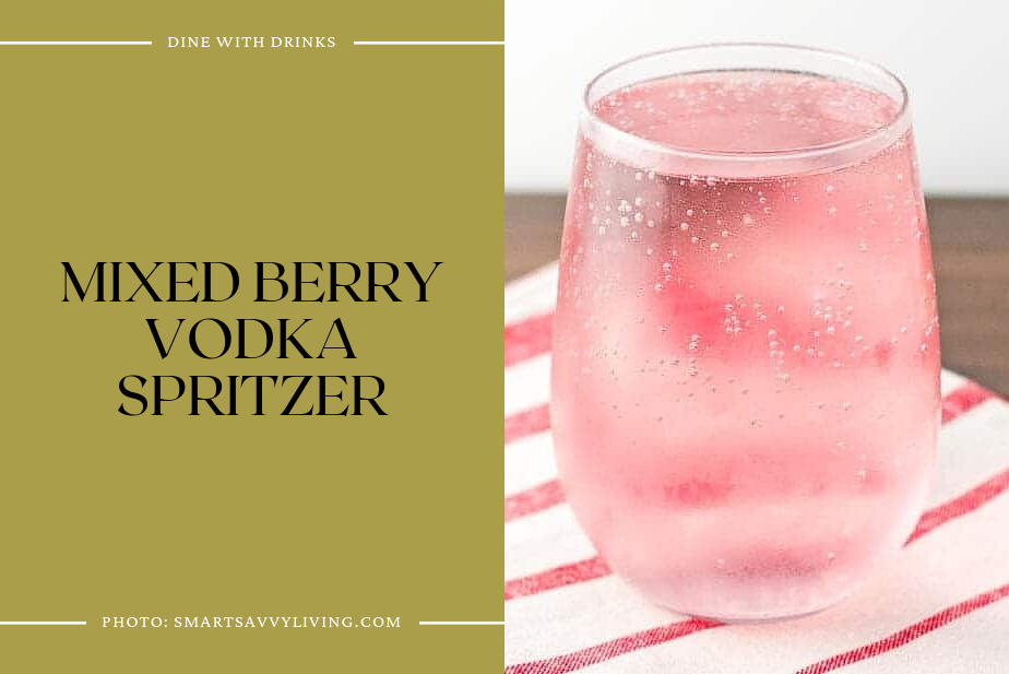 Mixed Berry Vodka Spritzer