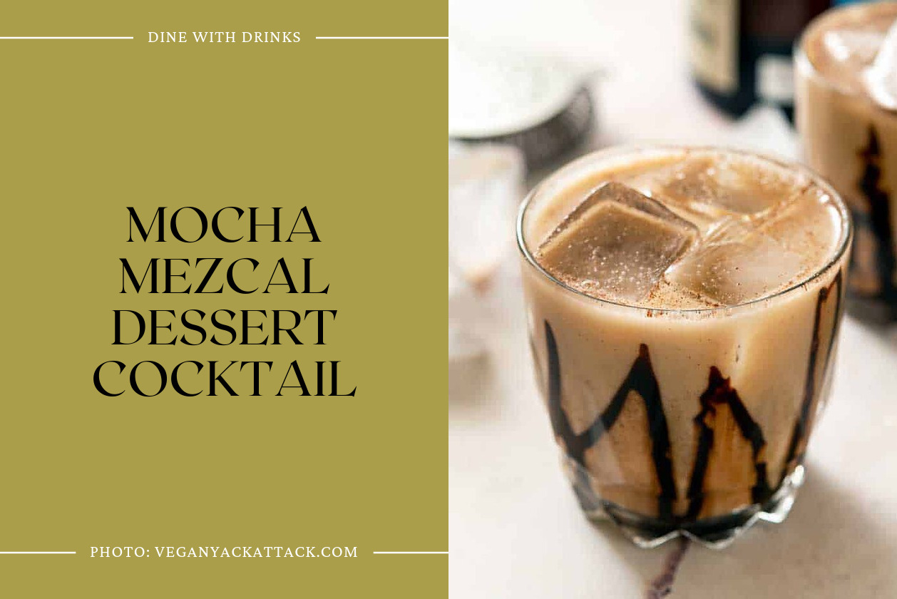 Mocha Mezcal Dessert Cocktail
