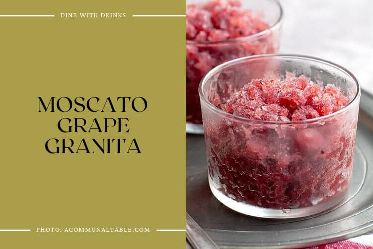 Moscato Grape Granita