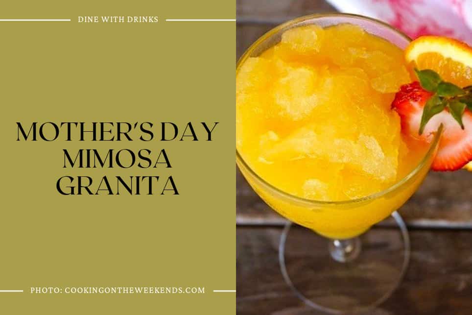 Mother's Day Mimosa Granita