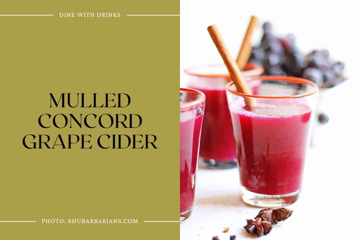 Mulled Concord Grape Cider