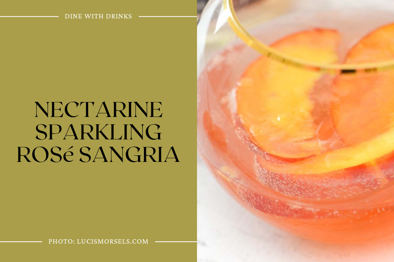 Nectarine Sparkling Rosé Sangria