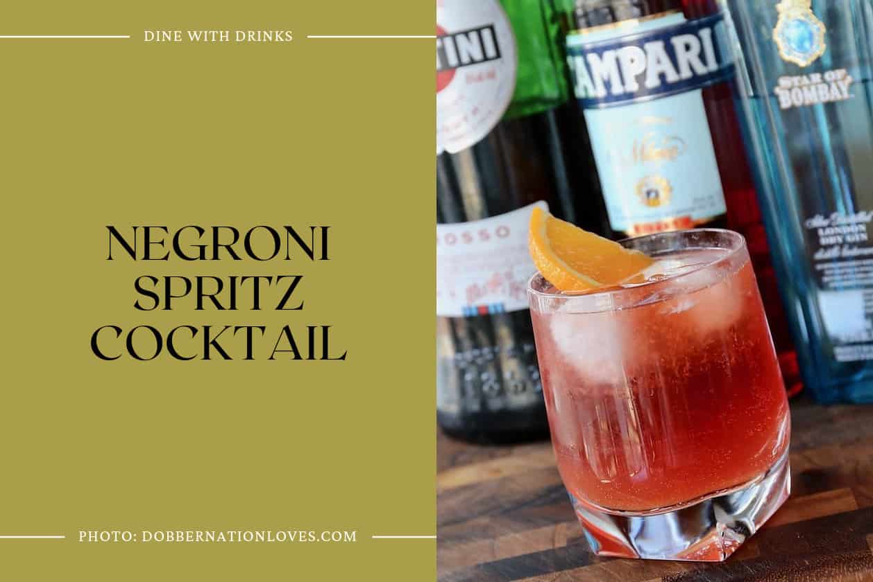 Negroni Spritz Cocktail