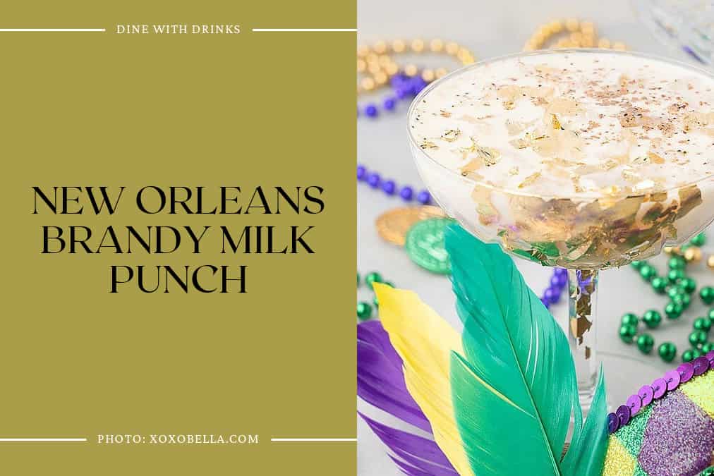 New Orleans Brandy Milk Punch
